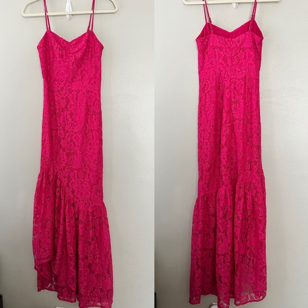 NWOT Lovers and Friends Rose Water Lace Maxi Dress